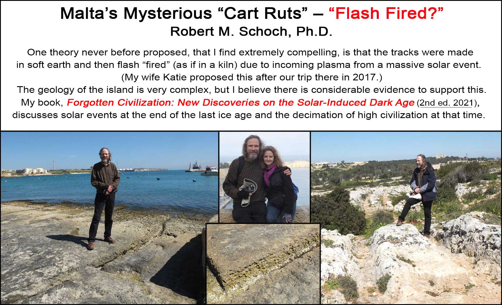 A meme regarding the cart ruts on Malta potentially being flash fired via plasma