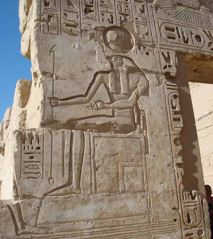 Egypt's falcon-headed God Horus
