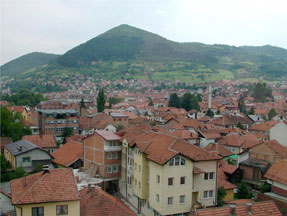 Image of the so-called Pyramid of the Sun in Bosnia